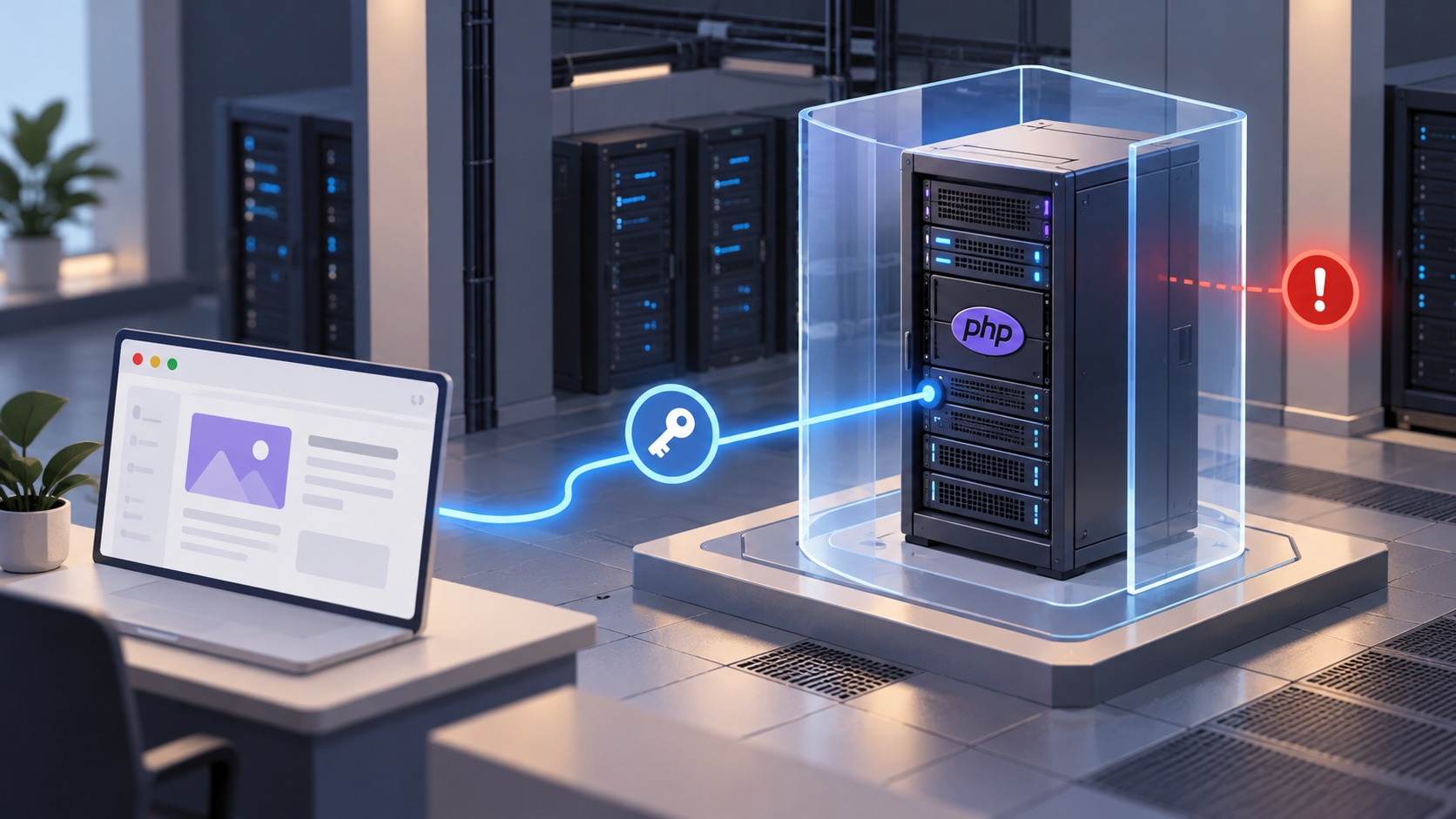 Защита сайта и сохранение доступа при обновлении PHP